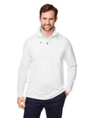 Devon & Jones Men's New Classics Performance Quarter-Zip DG400 WHITE Pocket