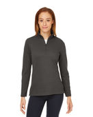 Devon & Jones Ladies' New Classics Performance Quarter-Zip DG400W GRAPHITE Pocket