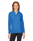 Devon & Jones Ladies' New Classics Performance Quarter-Zip DG400W FRENCH BLUE Pocket