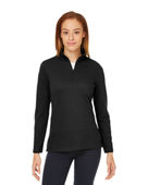 Devon & Jones Ladies' New Classics Performance Quarter-Zip DG400W BLACK Pocket
