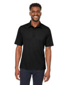 North End Men's Replay Recycled Polo NE102 BLACK Pocket