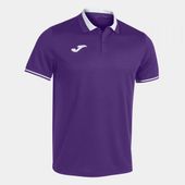 Joma Mens/Boys Championship VI Short Sleeve Polo 101954 VIOLET-WHITE Pocket