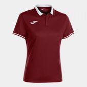 Joma Womens Championship VI Short Sleeve Polo 901272 BURGUNDY Pocket