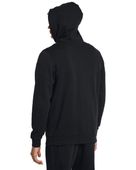 Under Armour Men's Essential Fleece Full-Zip Hoodie 1373881 001 - BLACK/WHITE Back