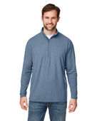 Nautica Men's Saltwater Quarter-Zip Pullover N17924 FADED NAVY Pocket