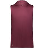 Holloway Coolcore Sleeveless Hoodie 222590 MAROON (HLW) Front