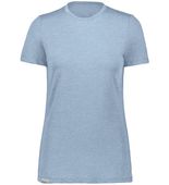 Holloway Ladies Eco-Revive Tee 223717 STORM HEATHER Front