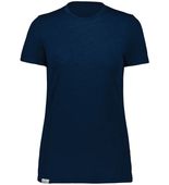 Holloway Ladies Eco-Revive Tee 223717 NAVY HEATHER Front