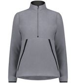 Augusta Ladies Chill Fleece 2.0 1/2 Zip Pullover 6857 GRAPHITE Pocket