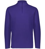 Augusta Micro-Lite Fleece 1/4 Zip Pullover 6863 PURPLE (HLW) Pocket