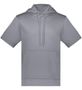 Augusta Wicking Fleece Short Sleeve Hoodie 6871 GRAPHITE Front