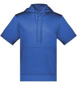 Augusta Wicking Fleece Short Sleeve Hoodie 6871 ROYAL Front