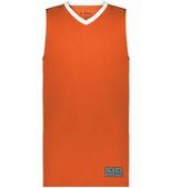 Augusta Youth Match-Up Basketball Jersey 6887 ORANGE/WHITE Front