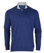 Boxercraft Men's Alumni Qtr Zip BM5205 NAVY Pocket