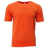 A4 Adult Softek Short Sleeve Tee N3013 ATHLETIC ORANGE Front