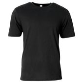 A4 Adult Softek Short Sleeve Tee N3013 BLACK Front