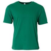 A4 Adult Softek Short Sleeve Tee N3013 FOREST Front