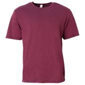 A4 Adult Softek Short Sleeve Tee N3013 MAROON Front