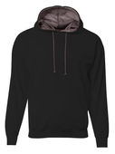 A4 Adult Sprint Fleece Hoodie N4279 BLACK/GRAPHITE Front