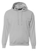 A4 Adult Sprint Fleece Hoodie N4279 SILVER Front