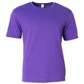 A4 Youth Softek Short Sleeve Tee Nb3013 PURPLE Front