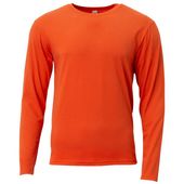 A4 Youth Softek Long Sleeve Tee Nb3029 ATHLETIC ORANGE Front