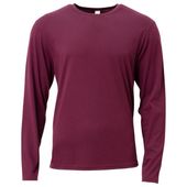 A4 Youth Softek Long Sleeve Tee Nb3029 MAROON Front