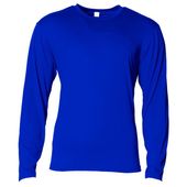 A4 Youth Softek Long Sleeve Tee Nb3029 ROYAL Front