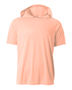 A4 Youth Short Sleeve Hooded Tee Nb3408 SALMON Front