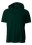 A4 Youth Short Sleeve Hooded Tee Nb3408 FOREST Front