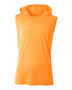A4 Youth Sleeveless Hooded Tee Nb3410 SAFETY ORANGE Front