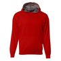 A4 Youth Sprint Fleece Hoodie Nb4279 SCARLET Front