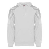 Badger Lineup Hood 140500 WH / SILN Front