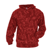 Badger Athletic Fleece Tie-Dye Youth Hood 227500 RDVT Front