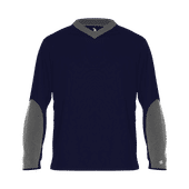Badger Sweatless L/S Tee 426400 NY / GR Front