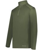 Holloway Coolcore 1/4 Zip Pullover 222140 OLIVE Pocket