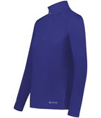 Holloway Ladies Coolcore 1/4 Zip Pullover 222340 PURPLE (HLW) Pocket