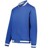 Holloway Youth V-Street Full Zip Jacket 223647 ROYAL/WHITE Pocket
