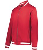 Holloway Youth V-Street Full Zip Jacket 223647 SCARLET/WHITE Pocket