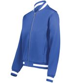 Holloway Ladies V-Street Full Zip Jacket 223747 ROYAL/WHITE Pocket