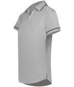 Holloway Ladies Coolcore Performance Polo 222701 ATHLETIC GREY/BLACK Pocket