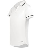 Holloway Ladies Coolcore Performance Polo 222701 WHITE/BLACK Pocket