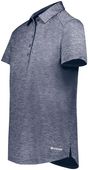 Holloway Ladies Electrify Coolcore Polo 222772 NAVY HEATHER Pocket