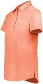 Holloway Ladies Electrify Coolcore Polo 222772 ORANGE HEATHER Pocket