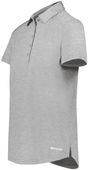 Holloway Ladies Electrify Coolcore Polo 222772 ATHLETIC GREY HEATHER Pocket