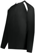 Holloway Clubhouse Pullover 229595 BLACK/WHITE Pocket
