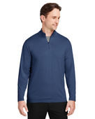 Puma Golf Men's Cloudspun Quarter-Zip 532016 NAVY BLAZER HTHR Pocket