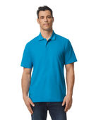 Gildan Men's Softstyle Double Pique Polo G648 SAPPHIRE Pocket