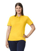 Gildan Ladies' Softstyle Double Pique Polo G648L DAISY Pocket