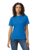 Gildan Ladies' Softstyle Double Pique Polo G648L ROYAL Pocket